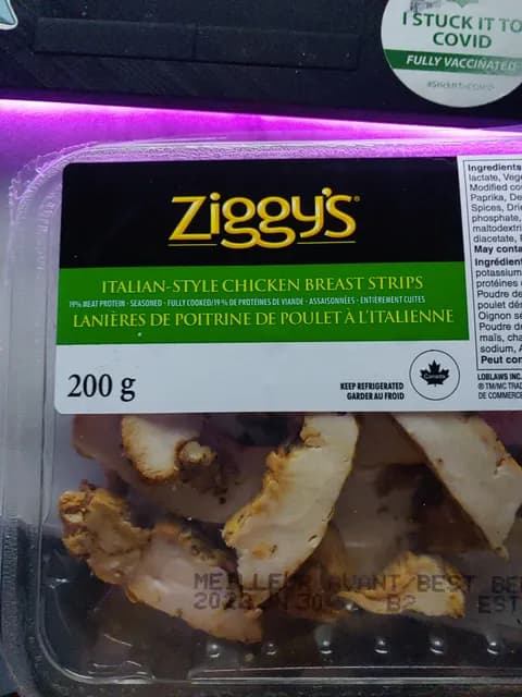 Ziggy'S Italian-Style Chicken Breast Strips