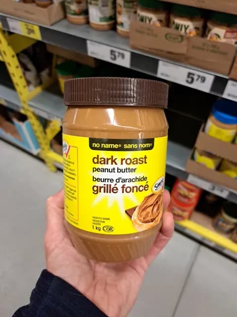 No Name Dark Roast Peanut Butter