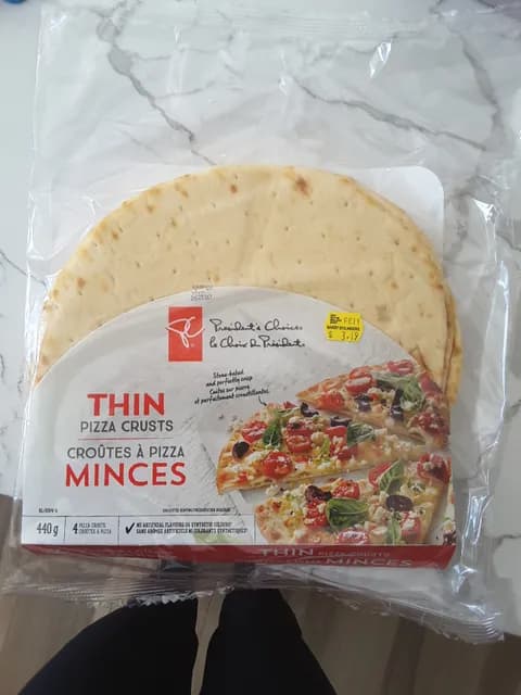 President'S Choice Thin Pizza Crusts