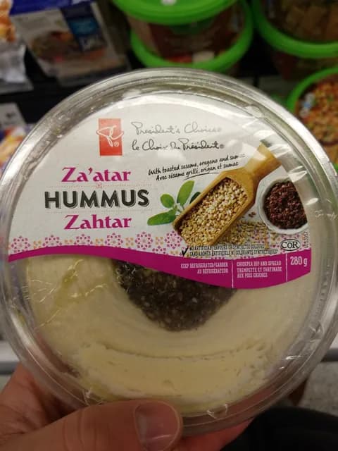 President'S Choice Za'Atar Hummus