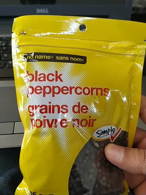No Name Black Peppercorns