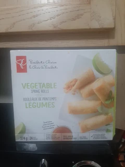 President'S Choice Vegetable Spring Rolls