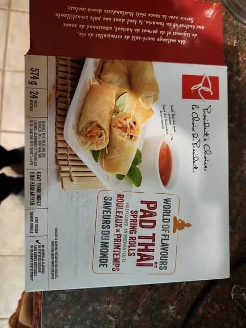 President'S Choice World Of Flavours Pad Thai Spring Rolls