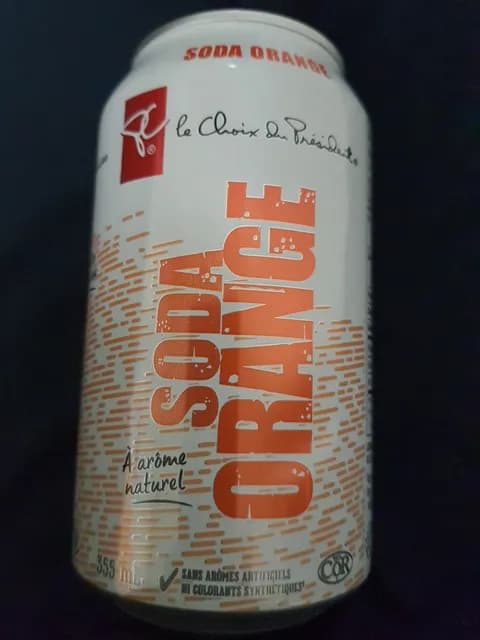 President'S Choice Soda Orange