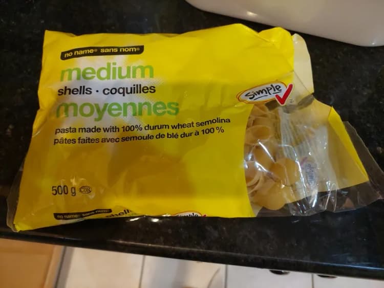 No Name Medium Shells Pasta
