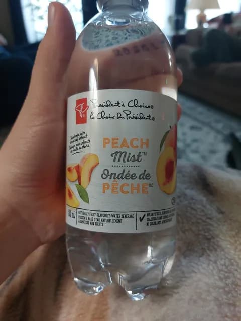 President'S Choice Peach Mist Water Beverage