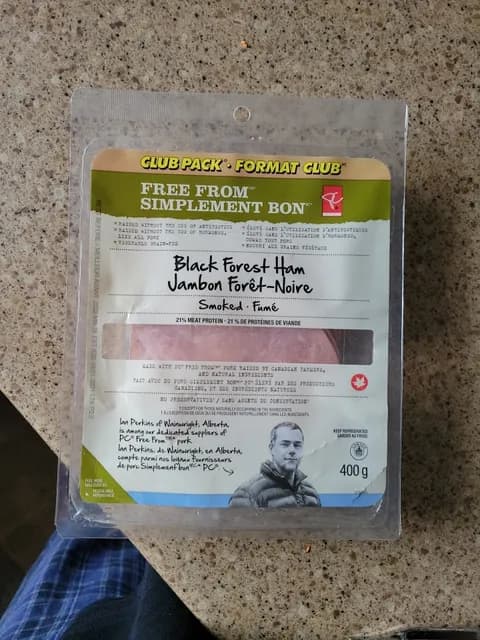 Presidents Choice Smoked Black Forest Ham