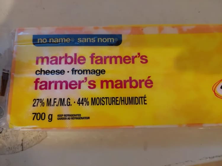 No Name Farmer'S Marble Cheese