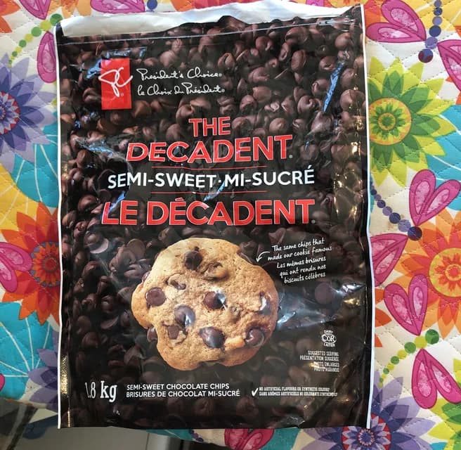 President'S Choice The Decadent Semi-Sweet Chocolate Chips