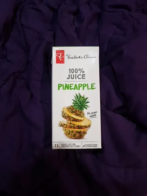 President'S Choice 100% Pineapple Juice