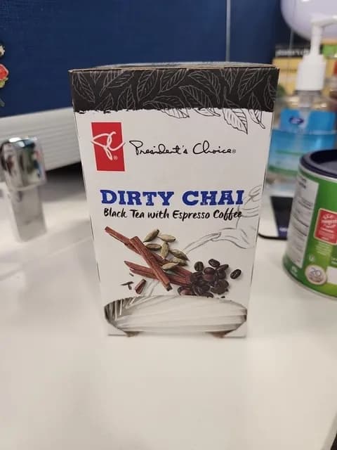 President'S Choice Dirty Chai Black Tea With Espresso Coffee
