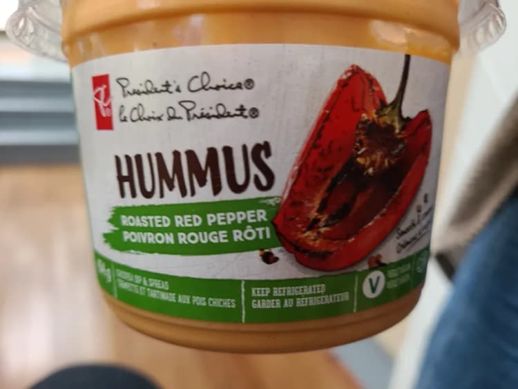 President'S Choice Hummus Roasted Red Pepper