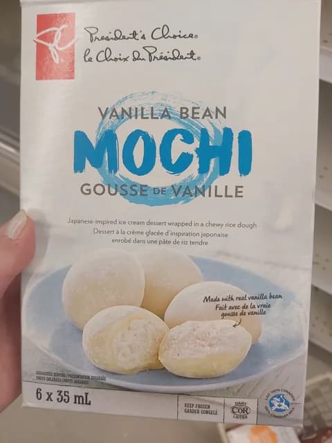 President'S Choice Vanilla Bean Mochi