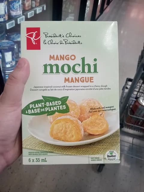 President'S Choice Plant-Based Mango Mochi