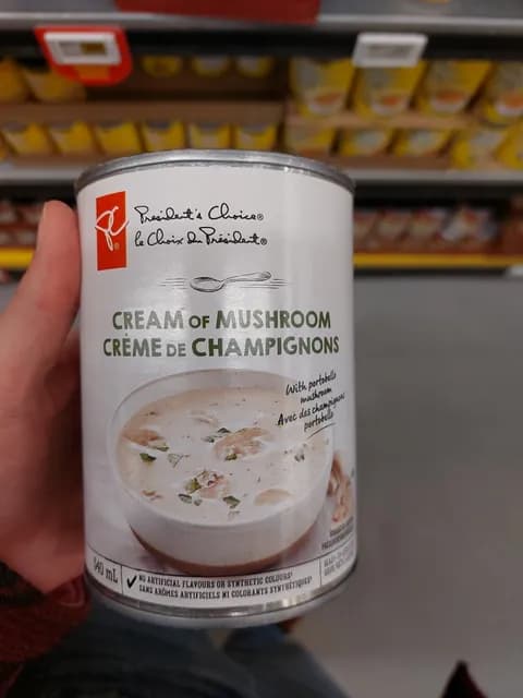 President'S Choice Cream Of Mushroom