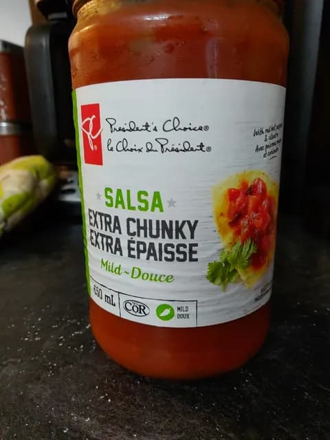 President'S Choice Extra Chunky Mild Salsa