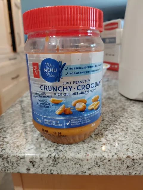 Pc Blue Menu Just Peanuts Crunchy Peanut Butter