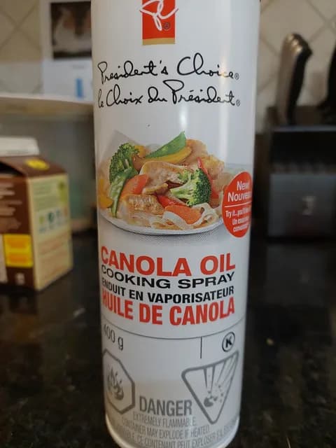 President'S Choice Canola Oil Cooking Spray