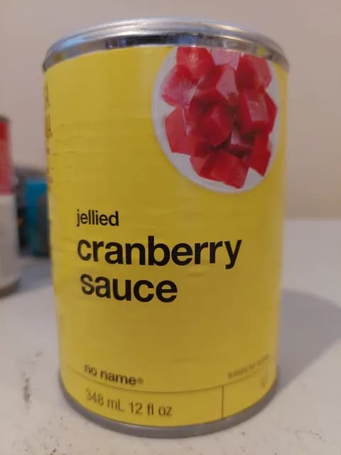 No Name Jellied Cranberry Sauce