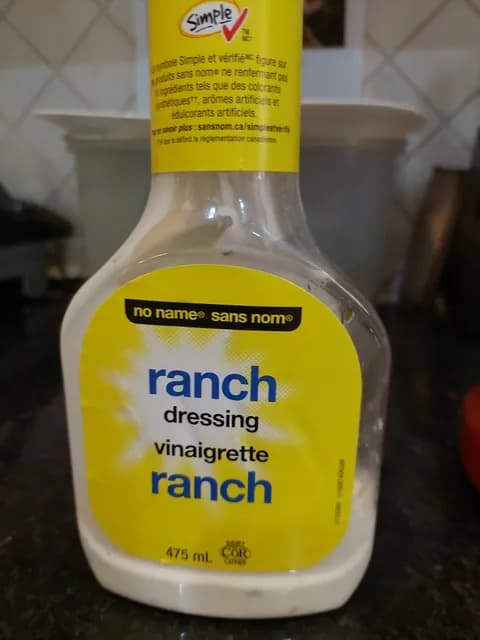 No Name Ranch Dressing