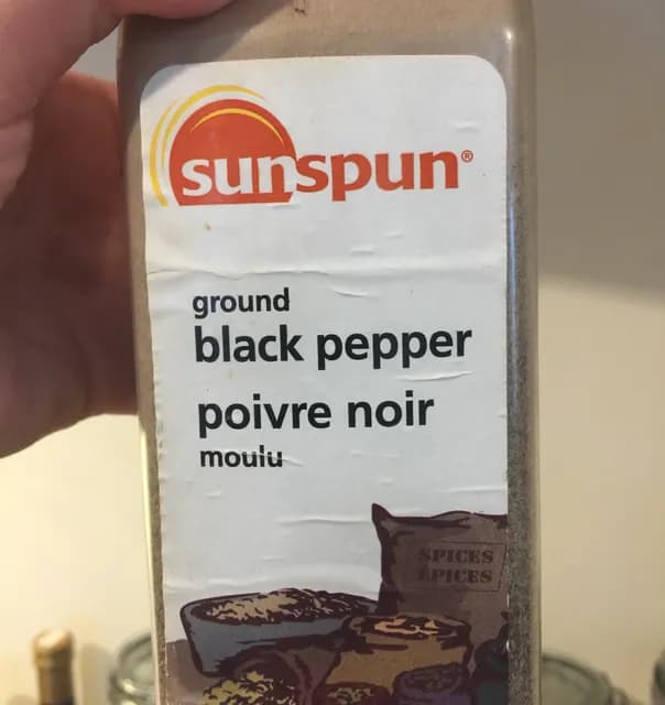 Sunspun Ground Black Pepper
