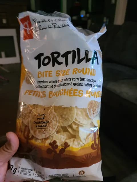 President'S Choice Bite Size Round Tortilla Chips