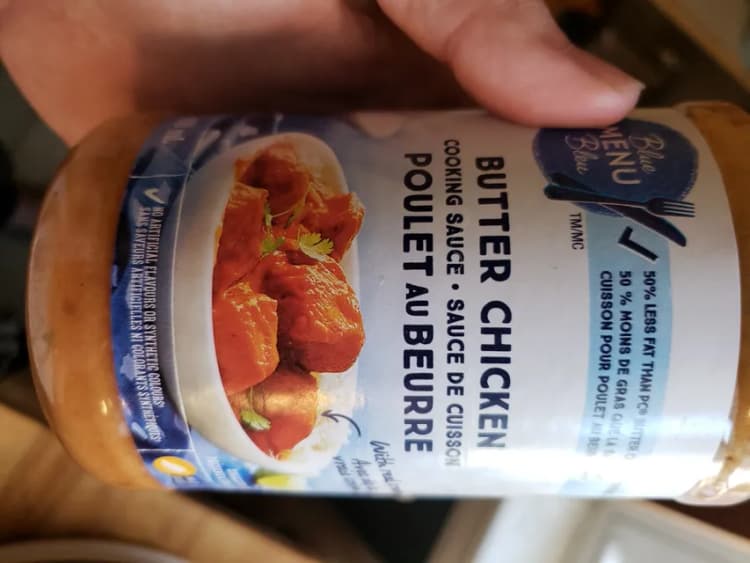Blue Menu Butter Chicken Cooking Sauce