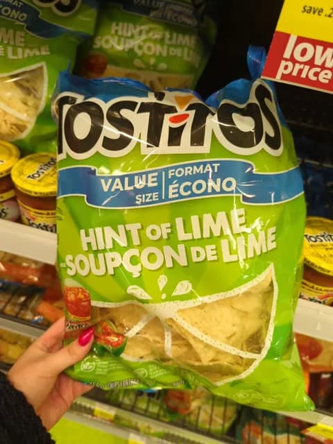 Tostitos Hint Of Lime Tortilla Chips