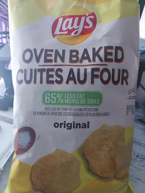 Lay'S Oven Baked 65% Less Fat Original