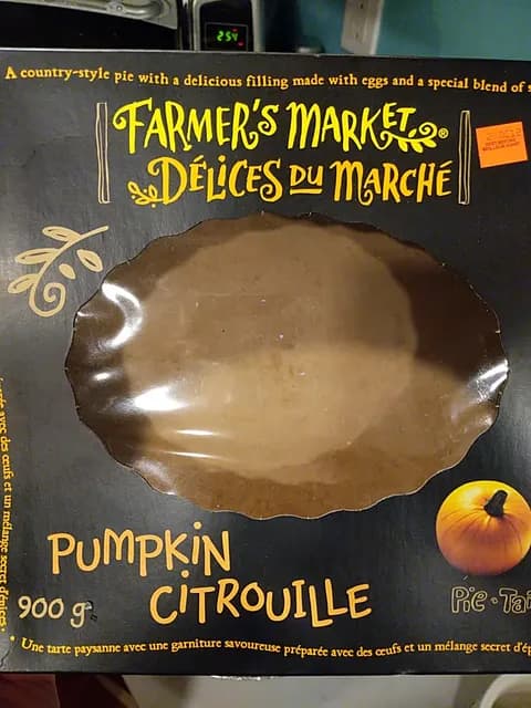 Farmer'S Market Pumpkin Pie