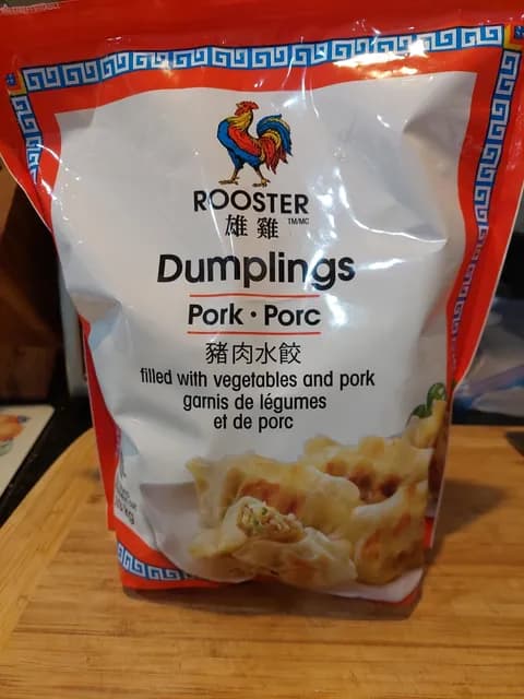 Rooster Pork Dumplings