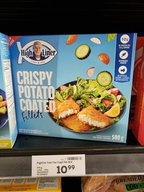 High Liner Crispy Potato Coated Fillets