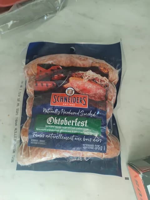 Schneiders Naturally Hardwood Smoked Oktoberfest Sausages