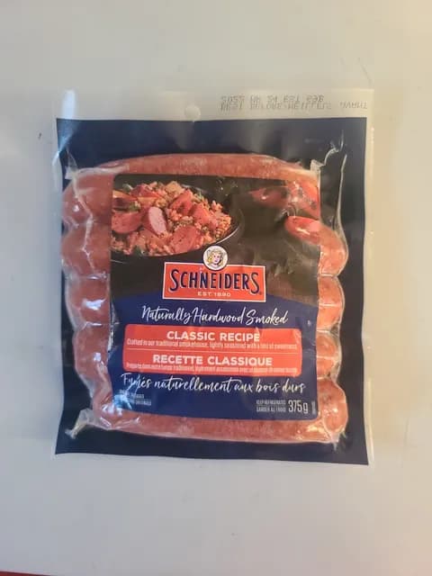 Schneiders Naturally Hardwood Smoked Classic Recipe Sausages