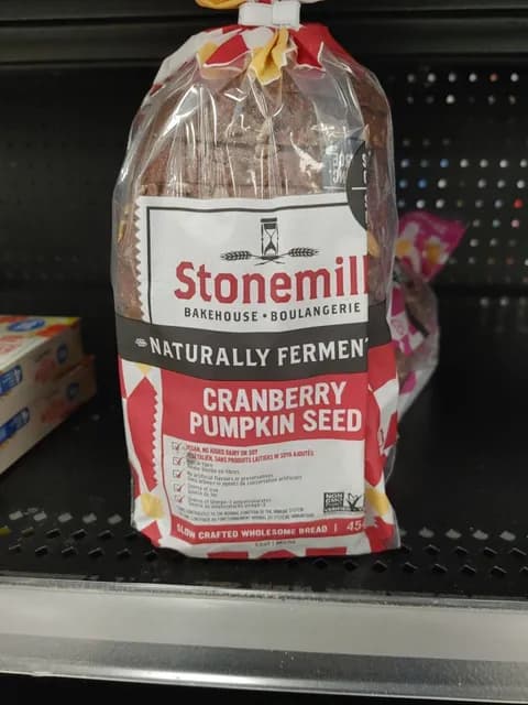 Stonemill Bakehouse Cranberry Pumpkin Seed Bread
