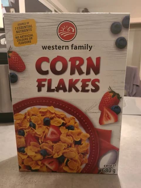 Western Family Corn Flakes Cereal
