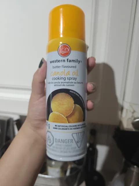 Western Family Butter Flavoured Canola Oil Cooking Spray