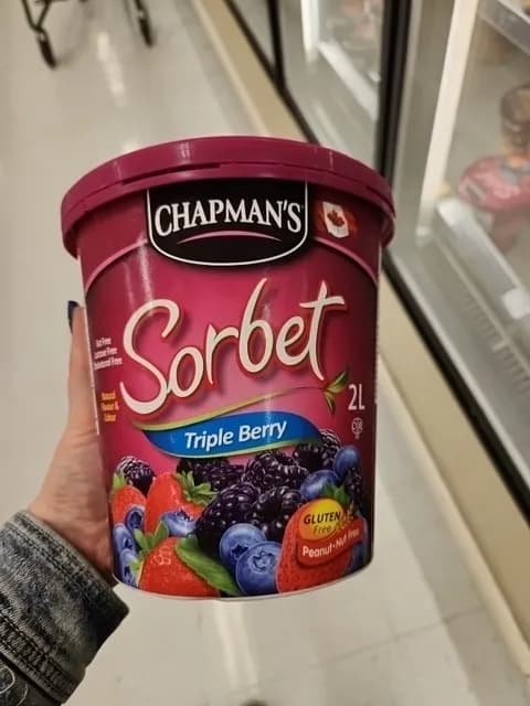 Chapman'S Sorbet Triple Berry Ice Cream