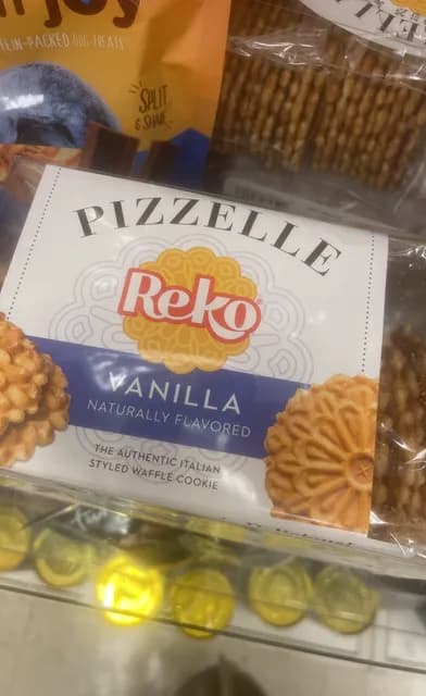 Reko Pizzelle Vanilla The Authentic Italian Styled Waffle Cookie