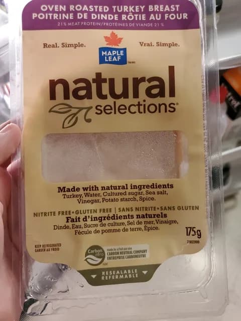 Maple Leaf Natural Selections Oven Roasted Turkey Breast