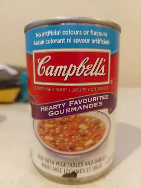 Campbell'S Beef With Vegetables And Barley Condensed Soup