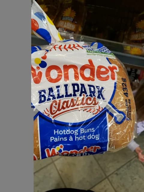 Wonder Ballpark Classics Hotdog Buns