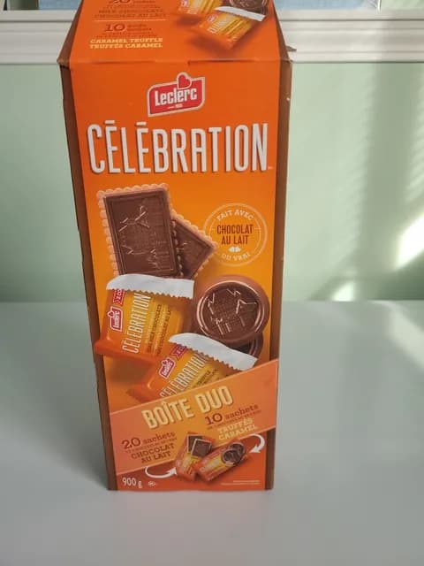 Leclerc Milk Chocolate And Caramel Truffle Butter Cookies