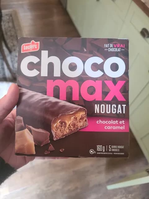 Leclerc Choco Max Chocolate & Caramel Nougat Bar