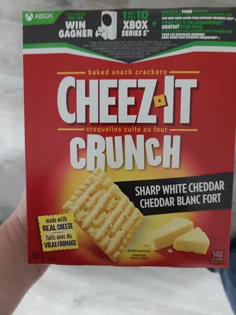 Cheez-It Crunch Sharp White Cheddar