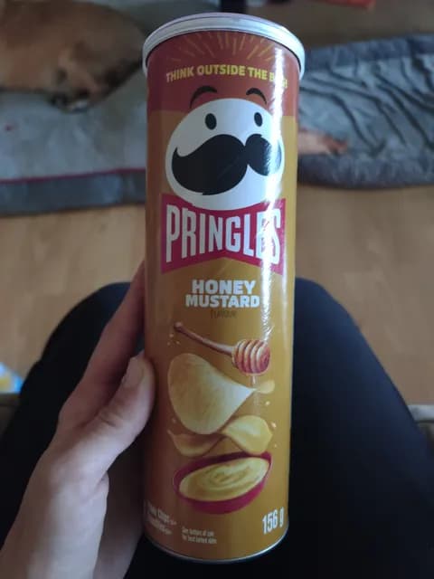 Pringles Honey Mustard Flavour Potato Chips
