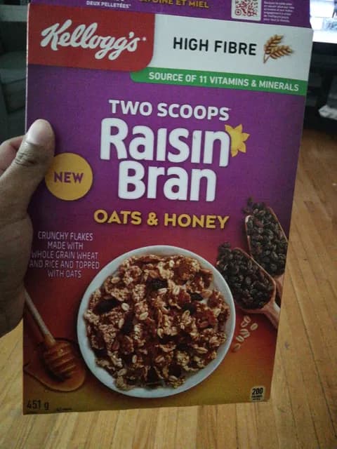 Kellogg'S Raisin Bran Oats & Honey