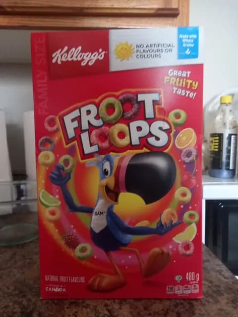Kellogg'S Great Fruity Taste Froot Loops Cereal