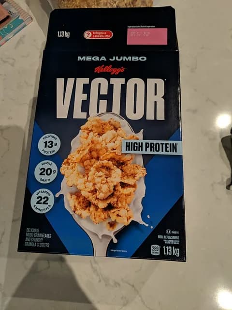 Kellogg'S Vector Meal Replacement Mega Jumbo