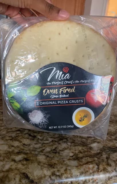 Mia Oven Fired Stone Baked Original Pizza Crusts